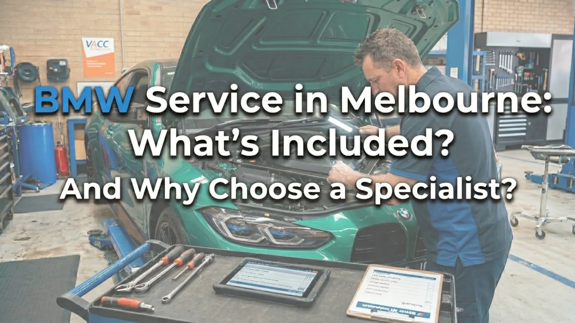 What’S Included In BMW Service In Melbourne & Why Choose A Specialist